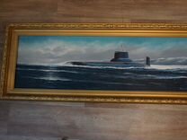Картина на холсте пл вмф подводная лодка Юдин 2003