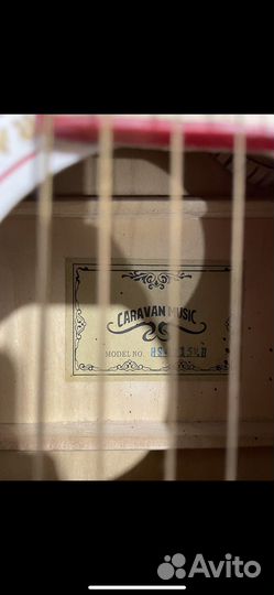 Caravan с вырезом гитара акустическая