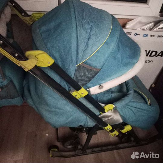 Детские санки коляска