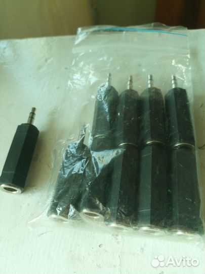 Переходник наушников с 3,5 мм. на 6,3 мм. стерео