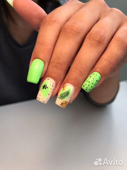 Гель-лак, наращивание ногтей