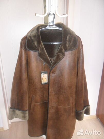 Мужская дубленка большого размера