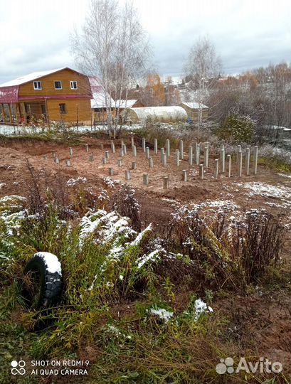 Фундамент из жб сваи