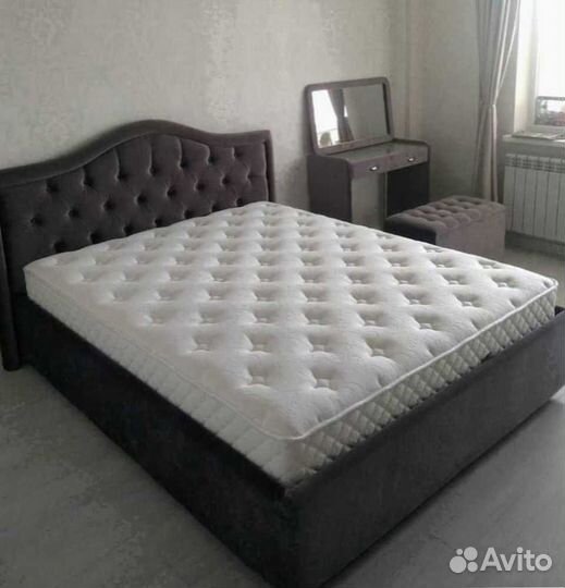 Матрас односпальный средней жесткости с гарантией