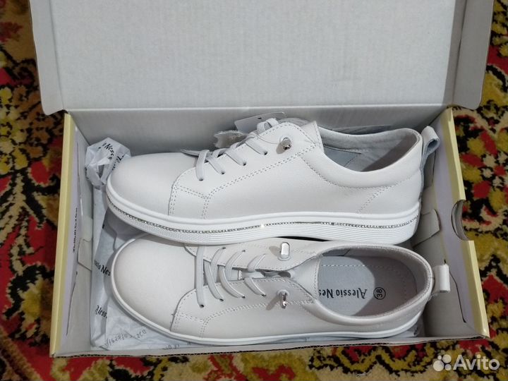 Кеды женские натуральная кожа 38