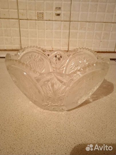 Хрустальные салатники,хохлома,графины СССР