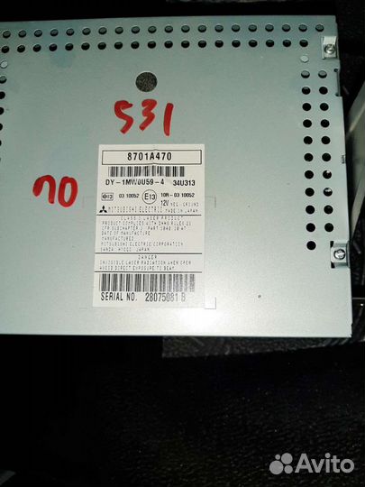 Штатная магнитола митсубиси асх