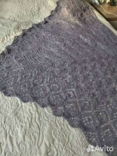 Шаль вязаная