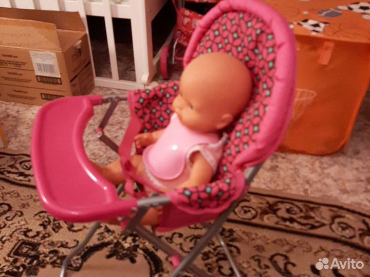 Стульчик для кормления кукольный