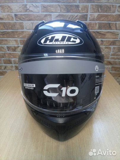 Мотошлем HJC C10 metal black