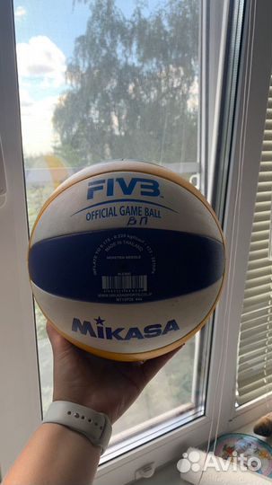 Мяч для пляжного волейбола mikasa с сумкой