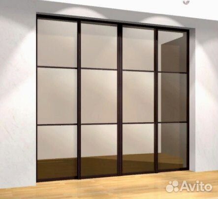 Стеклянная перегородка