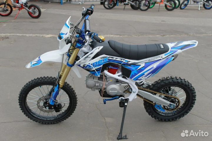 Питбайк Кросс Motoland apex125 E синий