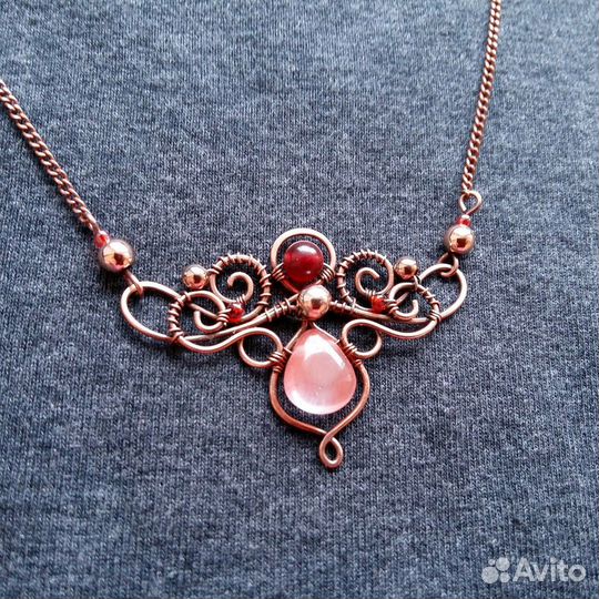 Подвеска в винтажном стиле, ручная работа