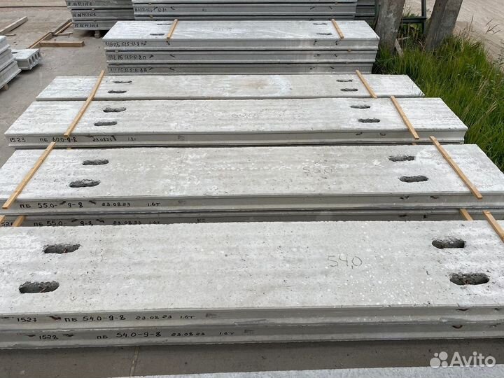 Плиты перекрытий пустотные пб