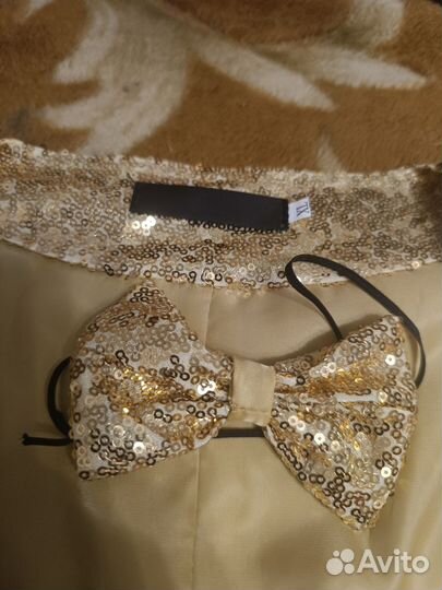 Жилет мужской с блёстками XL