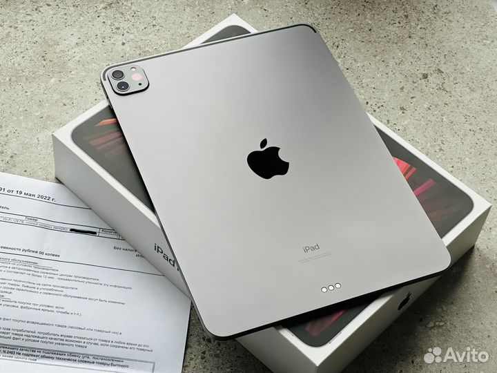 Apple iPad Pro 11 M1 2021 128Gb. Чек