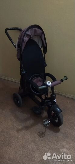 Детский велосипед с ручкой бу