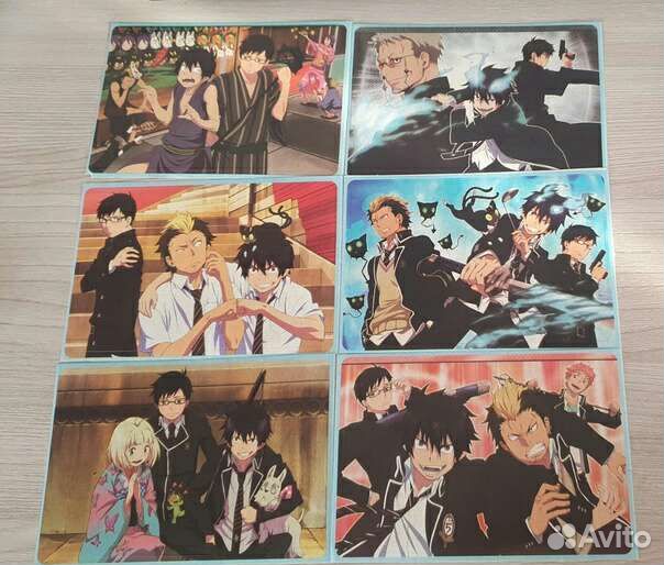 Наклейки по аниме Синий экзорцист