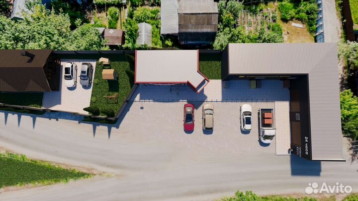 Продуктовый магазин, строительный рынок