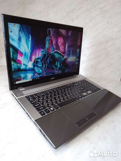 Большой Acer/17,3/Мощный intel i5/16гб озу-16гб
