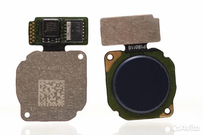 Шлейф Honor 8X/9X Lite сканер отпечатка Синий