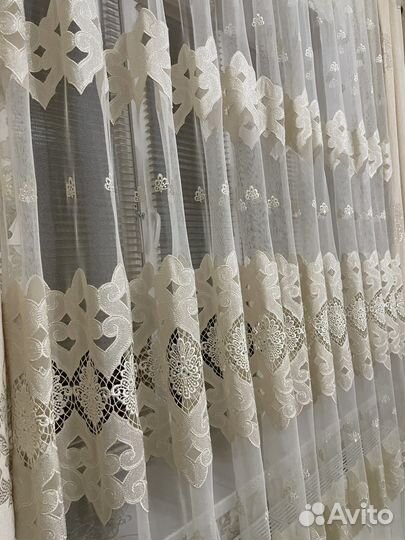 Шторы и тюль бу