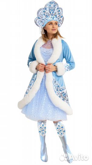 Снегурочка Боярская 3025 Костюм карнавальный