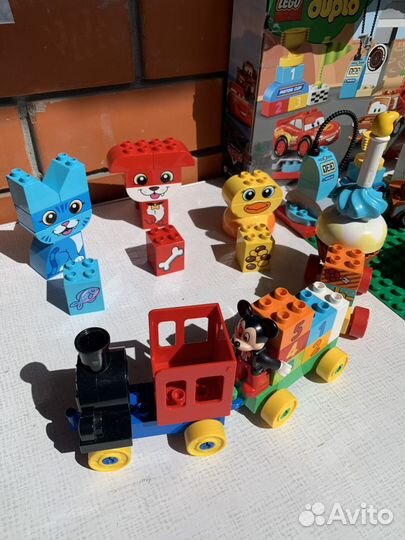 Lego duplo mcqueen миккимаус