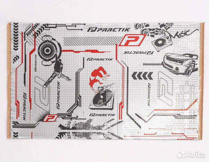 Виброизоляция Шумoff Practik 2.1лист 750х460 мм