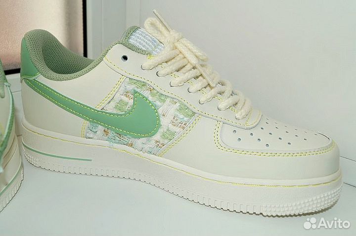 Новые Кроссовки женские Nike Air Force 1 натур.кож