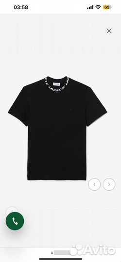 Новая футболка lacoste оригинал