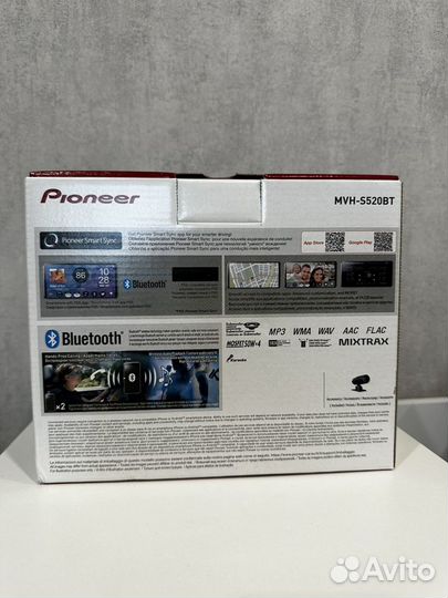 Магнитола Pioneer MVH-S520bt Новая