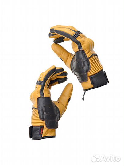 Мотоперчатки Кожаные Starks Alfard / Желтый