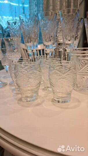 Посуда СССР хрусталь в добор