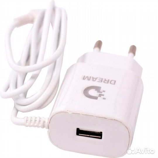 Зарядное устройство dream PA6-03, кабель microusb