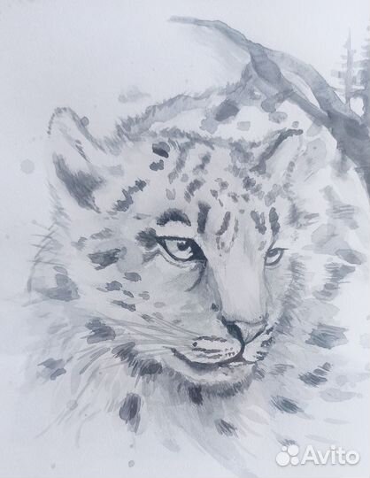 Картина акварелью 