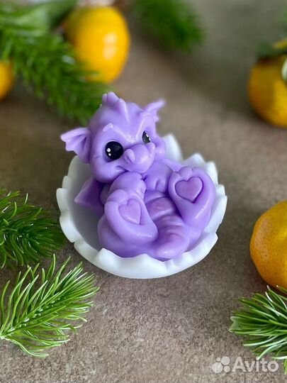 Мыло ручной работы дракончики