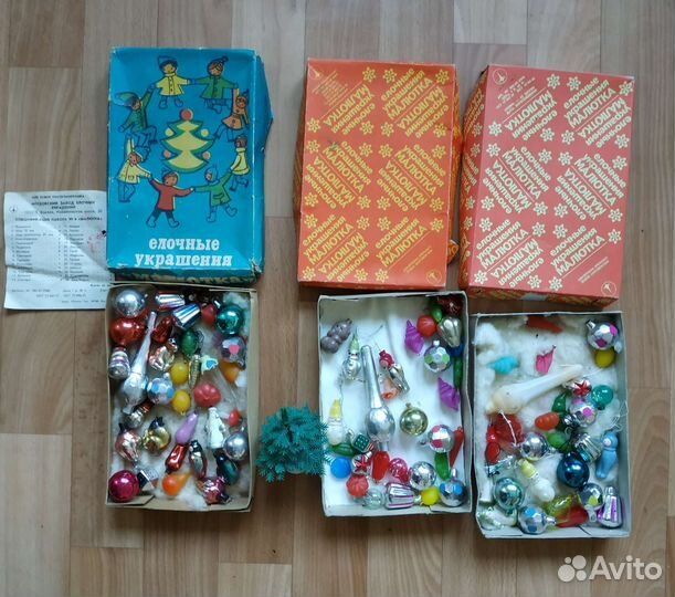 Елочные игрушки Малютки СССР