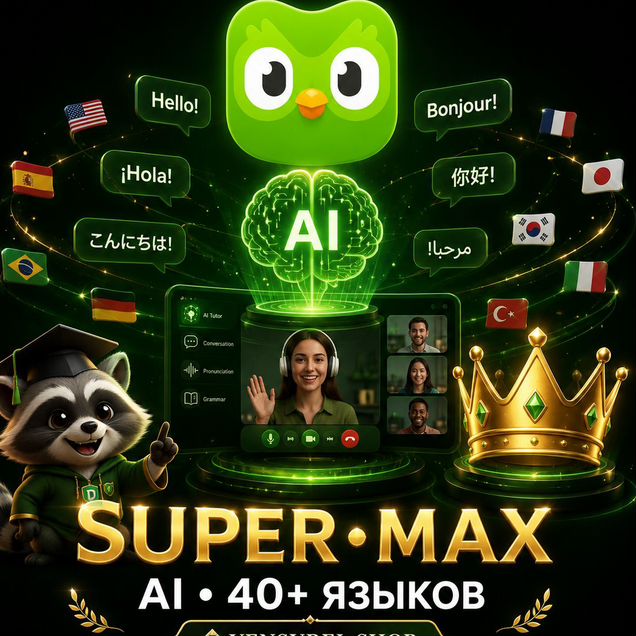 Duolingo — Super / Max Подписка