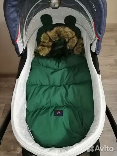 Зимний конверт в коляску