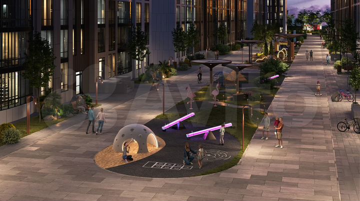 1-к. апартаменты, 34,4 м², 6/12 эт.