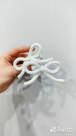 Резинки бантики ручной работы
