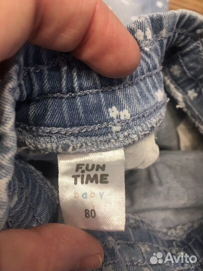 Джинсы для девочки 80