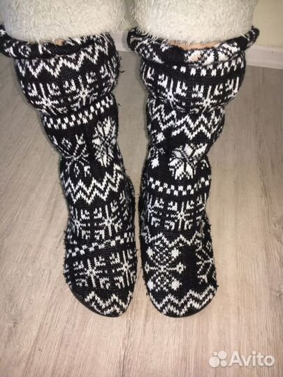 Тапки домашние женские сапоги тапочки сапожки