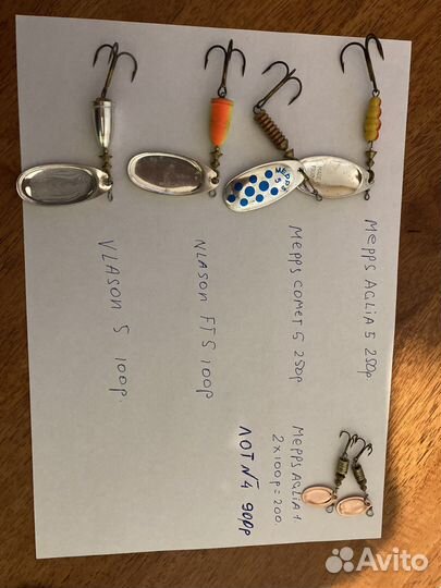 Блесны воблеры балансиры