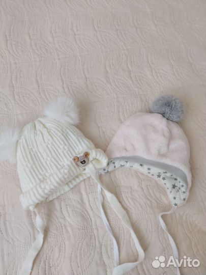 Шапочки для новорожденных