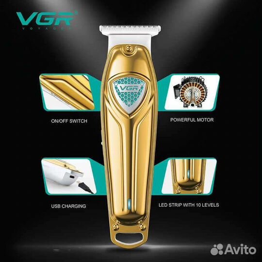 Триммер для стрижки волос и окантовки VGR V-911