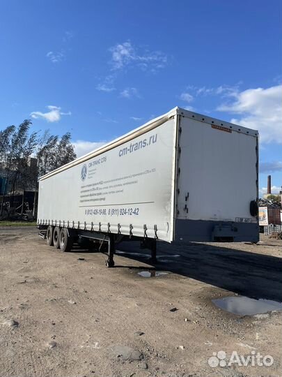 Полуприцеп шторно-бортовой Trouillet ST3380A, 1996