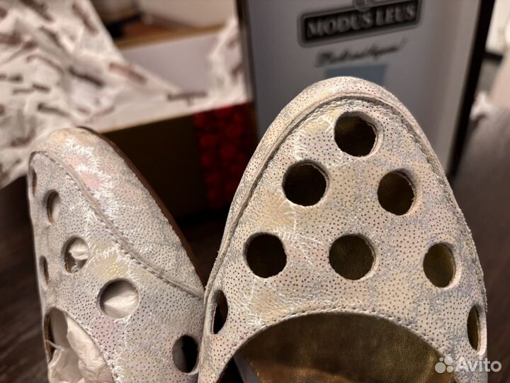 Туфли для танцев кожаные 39 размер